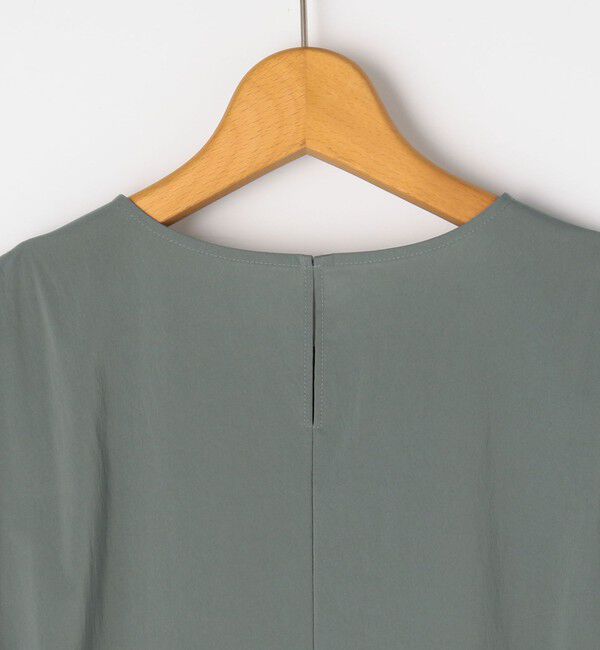 NOLLEY'S「撥水ストレッチタフタギャザーワンピース」|ワンピース|