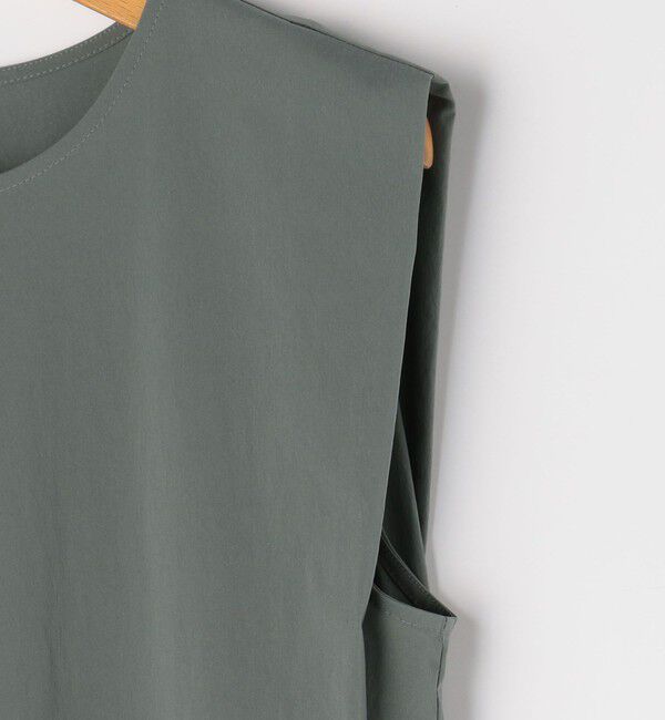 NOLLEY'S「撥水ストレッチタフタギャザーワンピース」|ワンピース|