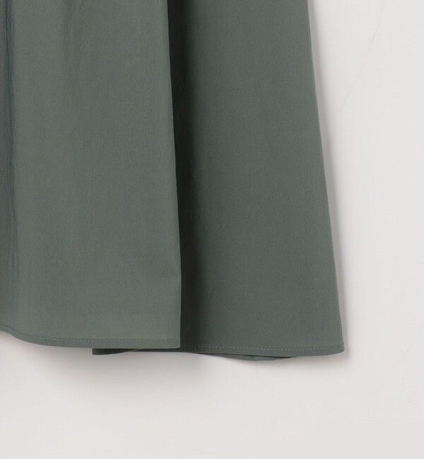 NOLLEY'S「撥水ストレッチタフタギャザーワンピース」|ワンピース|