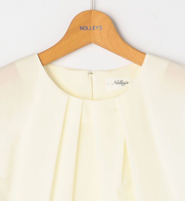 NOLLEY'S「《セットアップ対応》撥水ストレッチタフタタックブラウス」|シャツ・ブラウス|