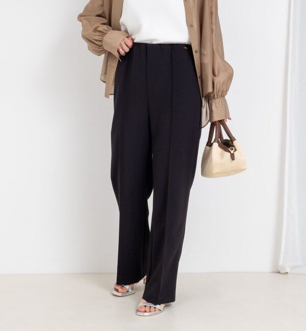 NOLLEY'S「ウォッシャブルハイスペック裾フレアパンツ」|その他|