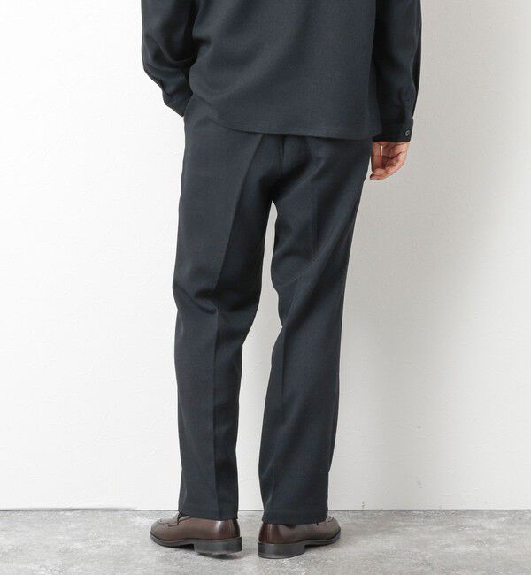 NOLLEY'S goodman「《セットアップ対応》LANATEC ウーステッドサージ ストレッチイージーパンツ」|チノ|