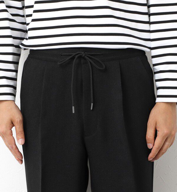 NOLLEY'S goodman「《セットアップ対応》LANATEC ウーステッドサージ ストレッチイージーパンツ」|チノ|