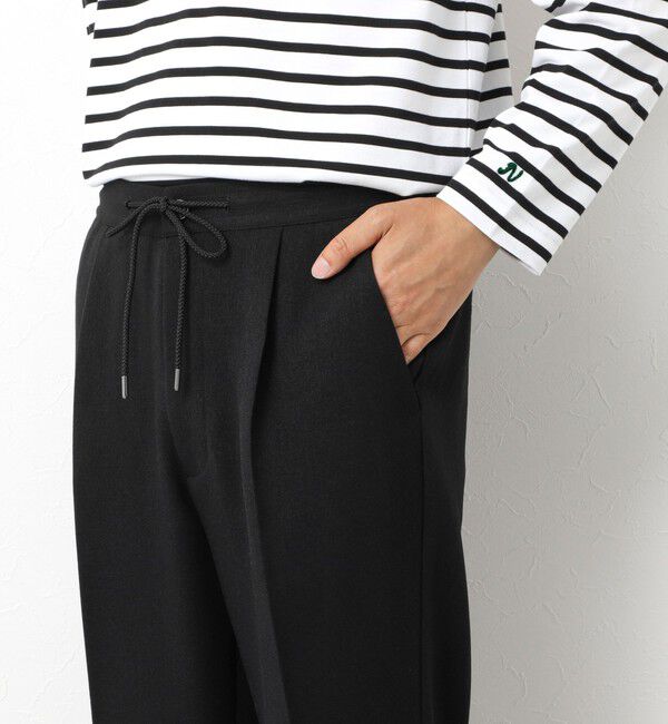 NOLLEY'S goodman「《セットアップ対応》LANATEC ウーステッドサージ ストレッチイージーパンツ」|チノ|