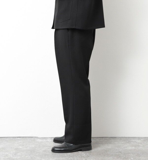 NOLLEY'S goodman「《セットアップ対応》LANATEC ウーステッドサージ ストレッチイージーパンツ」|チノ|