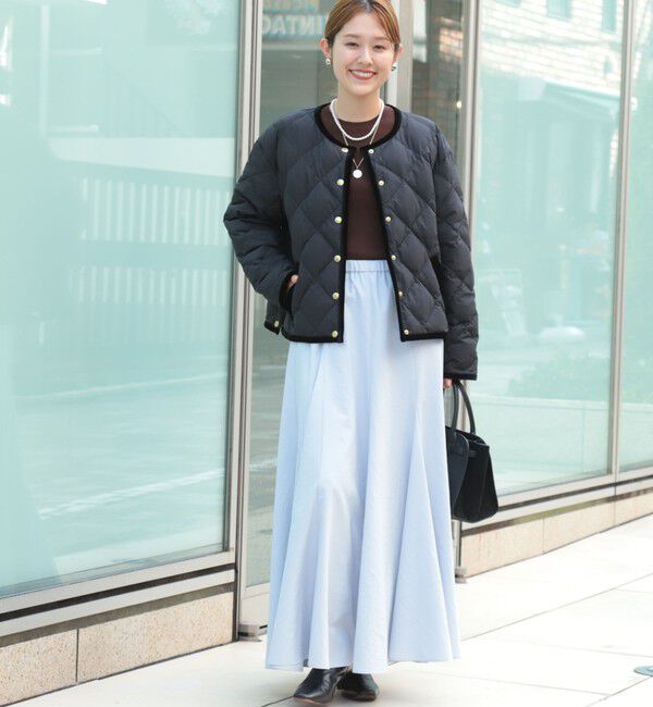 TAION×LIMONTA】別注ベロアパイピングショートダウン（NOLLEY'S