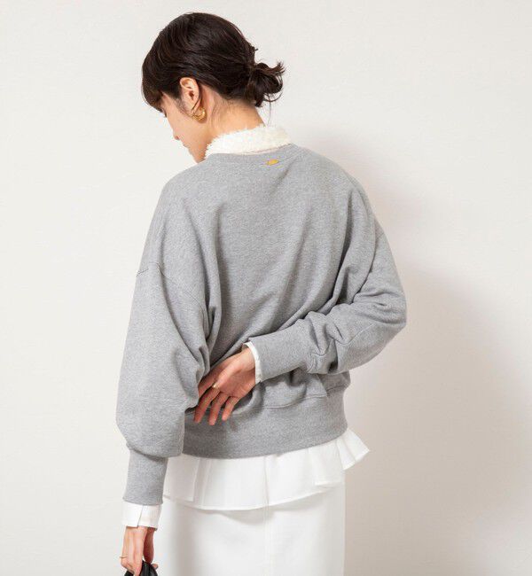 NOLLEY'S sophi「チュール襟付オーガンジーフレアシャツブラウス」|シャツ・ブラウス|