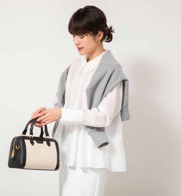 NOLLEY'S sophi「チュール襟付オーガンジーフレアシャツブラウス」|シャツ・ブラウス|