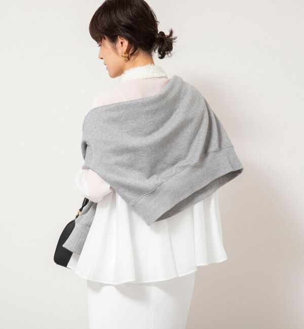 NOLLEY'S sophi「チュール襟付オーガンジーフレアシャツブラウス」|シャツ・ブラウス|