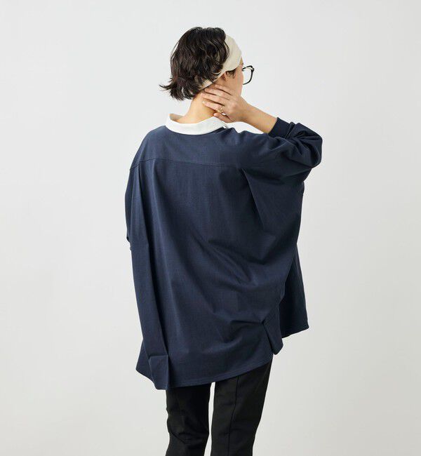 MAQWEL「【MAQWEL/マクウェル】ウォッシャブルBIGラガーシャツ」|シャツ・ブラウス|