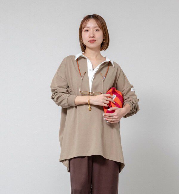 MAQWEL「【MAQWEL/マクウェル】ウォッシャブルBIGラガーシャツ」|シャツ・ブラウス|