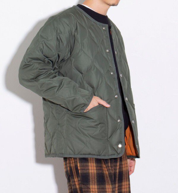 GLOSTER「【TAION/タイオン】GLOSTER別注 ミリタリーライナージャケット ノーカラーMA-1 M65」|ダウン|