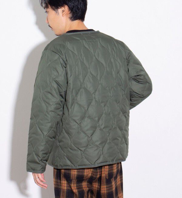 GLOSTER「【TAION/タイオン】GLOSTER別注 ミリタリーライナージャケット ノーカラーMA-1 M65」|ダウン|