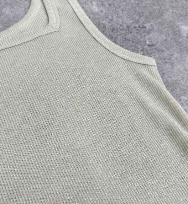 fredy emue「ラメテレコ/ボーダー２WAY タンクトップ」|タンクトップ|