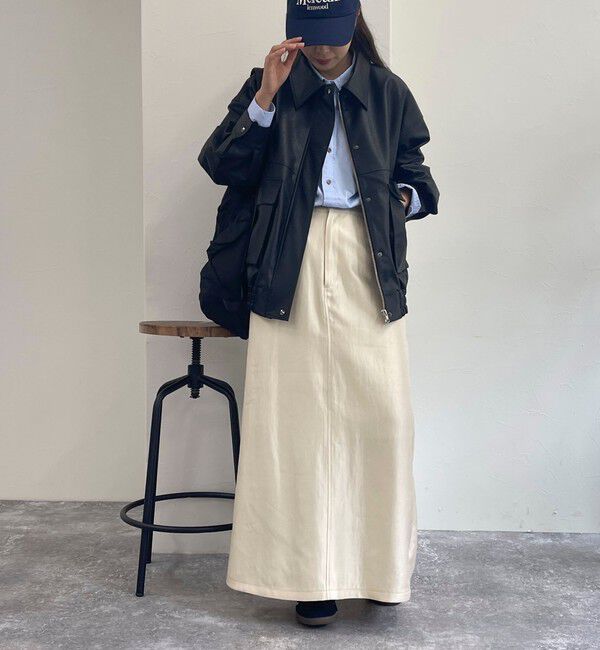 fredy emue「マルチファブリック タイトスカート」|スカート|