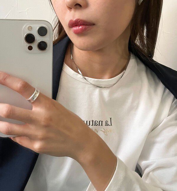 fredy emue「ステンレスフラットチェーンネックレス」|ネックレス|