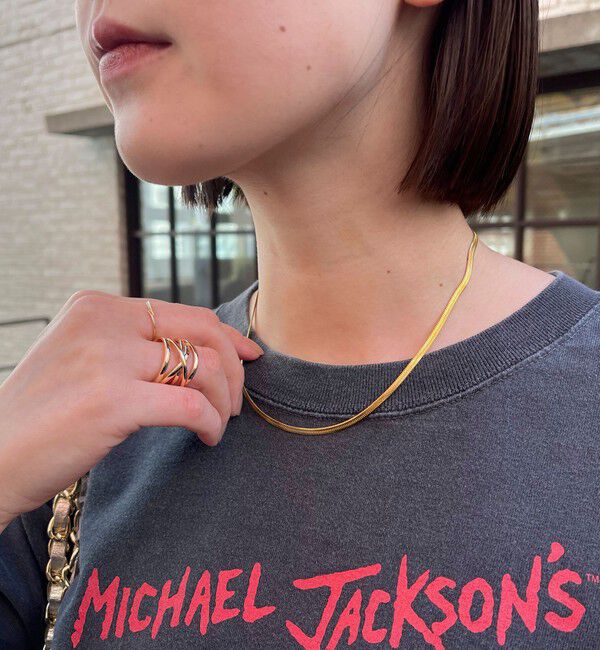 fredy emue「ステンレスフラットチェーンネックレス」|ネックレス|