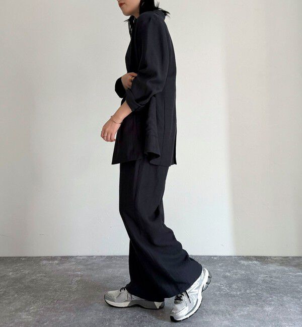 fredy emue「《セットアップ対応》リネン混スラブツイルイージーパンツ」|チノ|