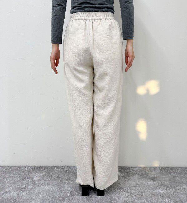 fredy emue「《セットアップ対応》リネン混スラブツイルイージーパンツ」|チノ|