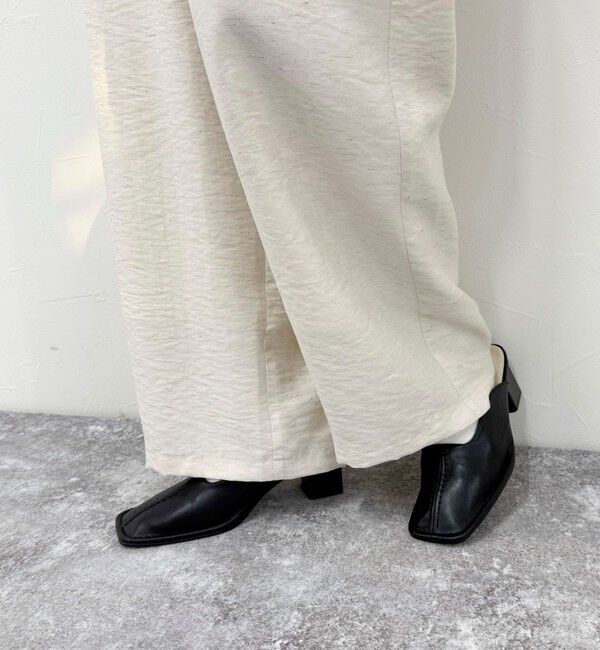 fredy emue「《セットアップ対応》リネン混スラブツイルイージーパンツ」|チノ|