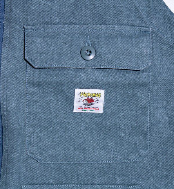 FREDY MAC「【FREDYMAC/フレディマック】ピグメントツイル オーバーオール」|オールインワン|