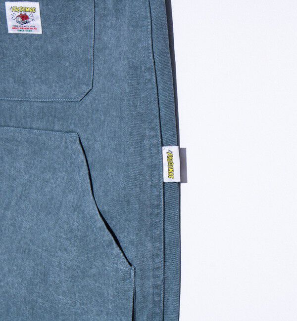 FREDY MAC「【FREDYMAC/フレディマック】ピグメントツイル オーバーオール」|オールインワン|