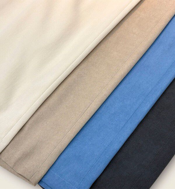 fredy emue「シルキーウォームセミワイドイージーパンツ」|チノ|