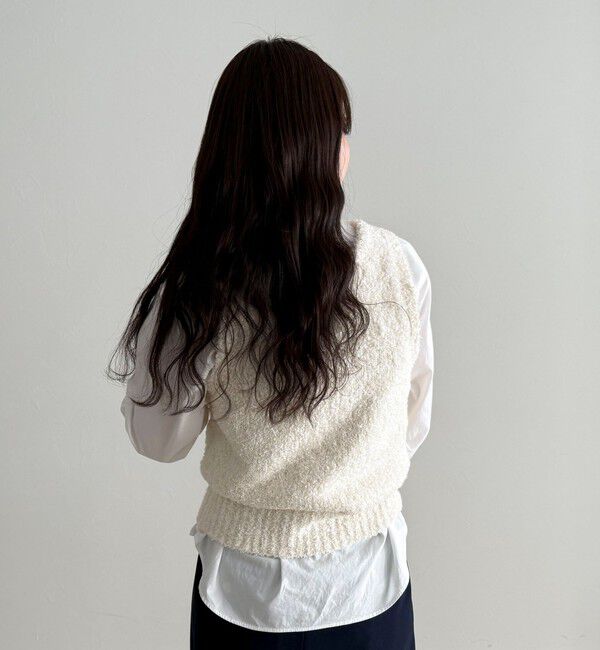 fredy emue「テープMIXニットベスト」|ベスト・ジレ|