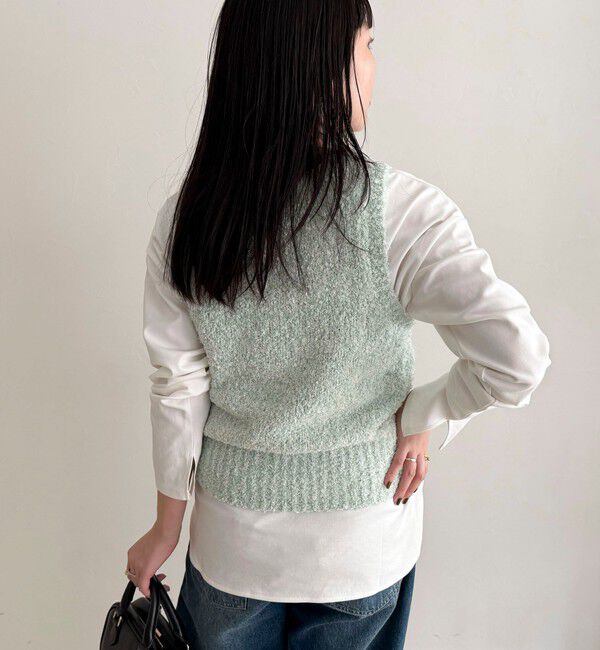 fredy emue「テープMIXニットベスト」|ベスト・ジレ|