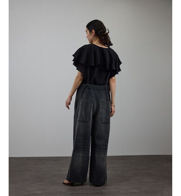 SALON adam et rope'「シルクブレンドラッフルカラーブラウス」|シャツ・ブラウス|