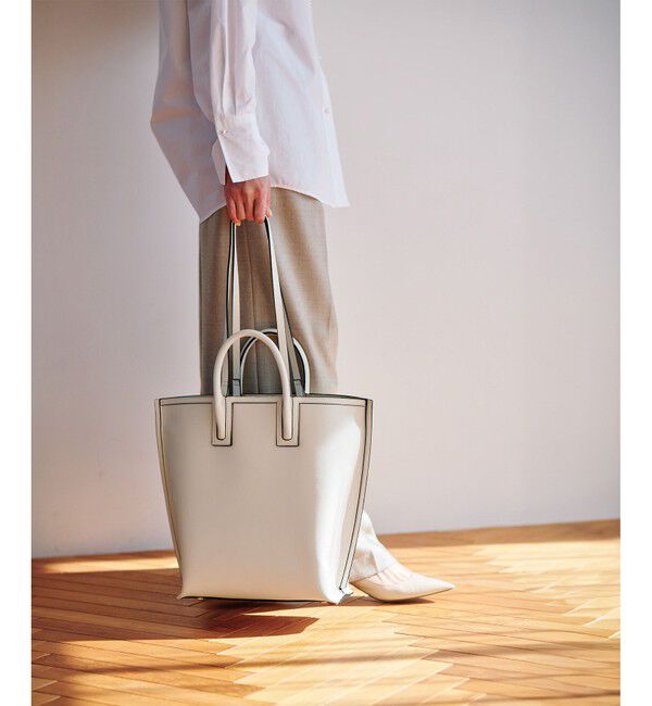 ROPE「【A4対応】【E'POR】LIMITED MODEL Ree Large（リー）【雑誌掲載】【通勤】」|トートバッグ|ホワイト(10)