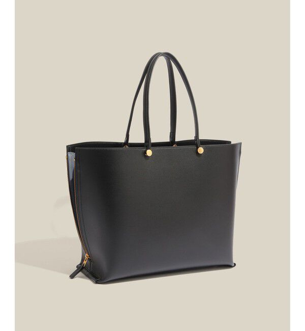 ROPE「【E'POR】Y BAG Wide/A4対応・通勤・26SS」|トートバッグ|ブラック(01)