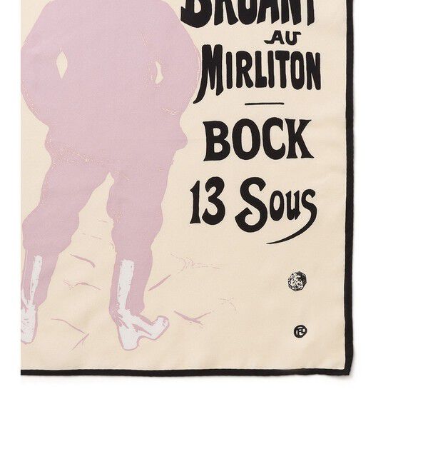 ROPE「ロートレックシルクスカーフ/Lサイズ」|バンダナ・スカーフ|