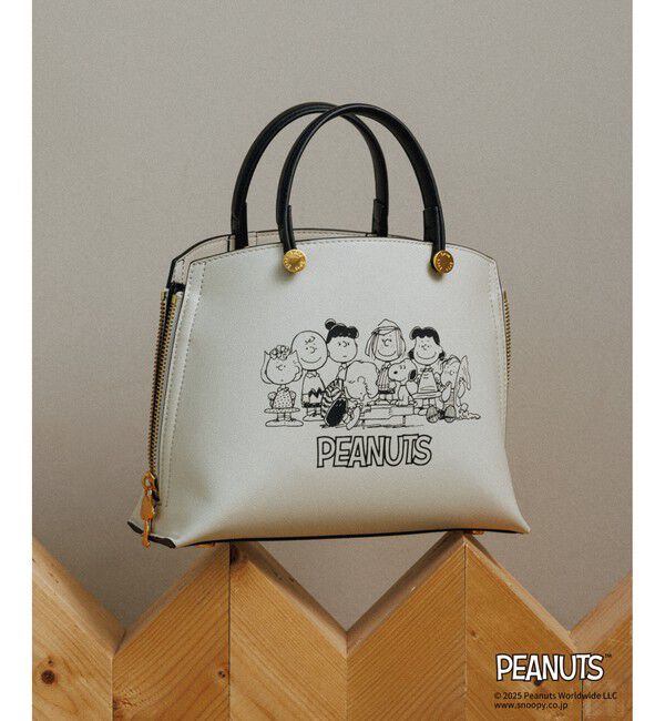 ROPE「【WEB限定/一部店舗限定】【E'POR&times;PEANUTS】別注 Y BAG Mini」|ハンドバッグ|オフホワイト(15)
