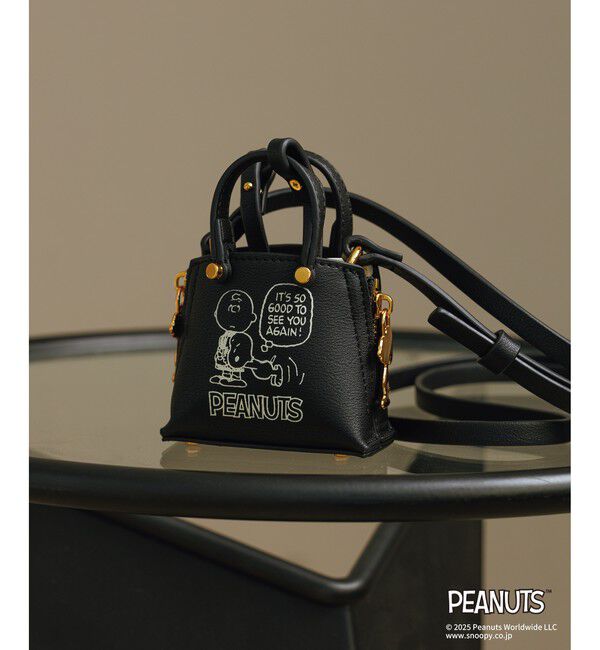 ROPE「【WEB限定/一部店舗限定】【E'POR&times;PEANUTS】別注 Y BAG Pico」|ハンドバッグ|ブラック(01)