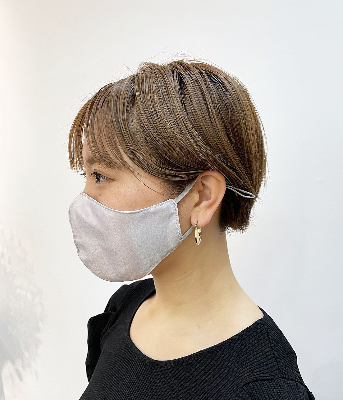 VIS「【抗菌・洗える】サテンマスク」|その他|