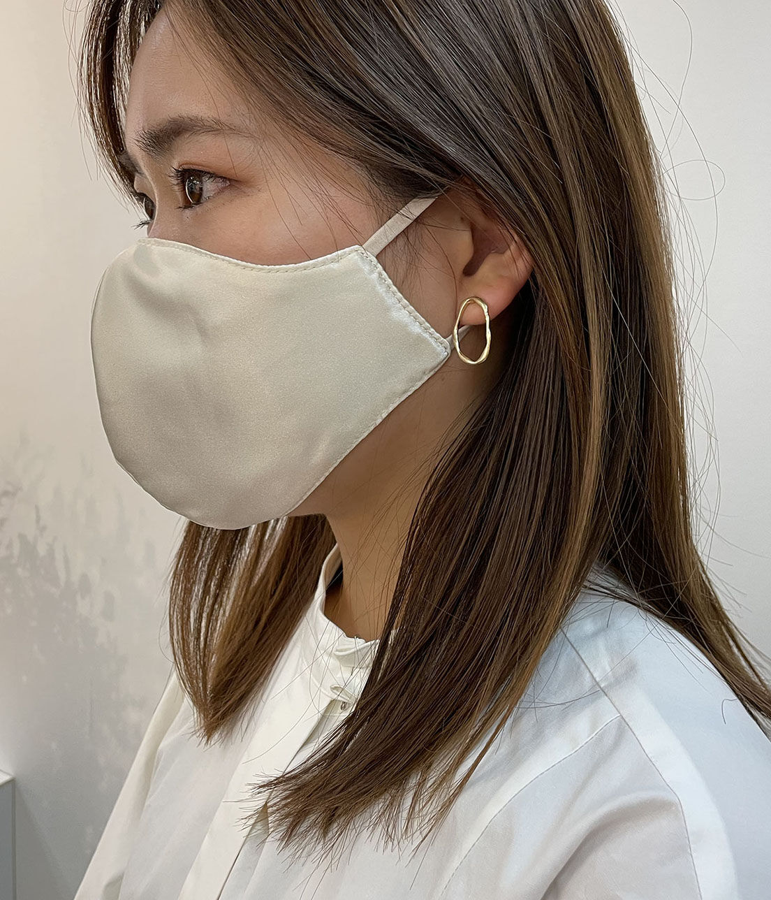 VIS「【抗菌・洗える】サテンマスク」|その他|