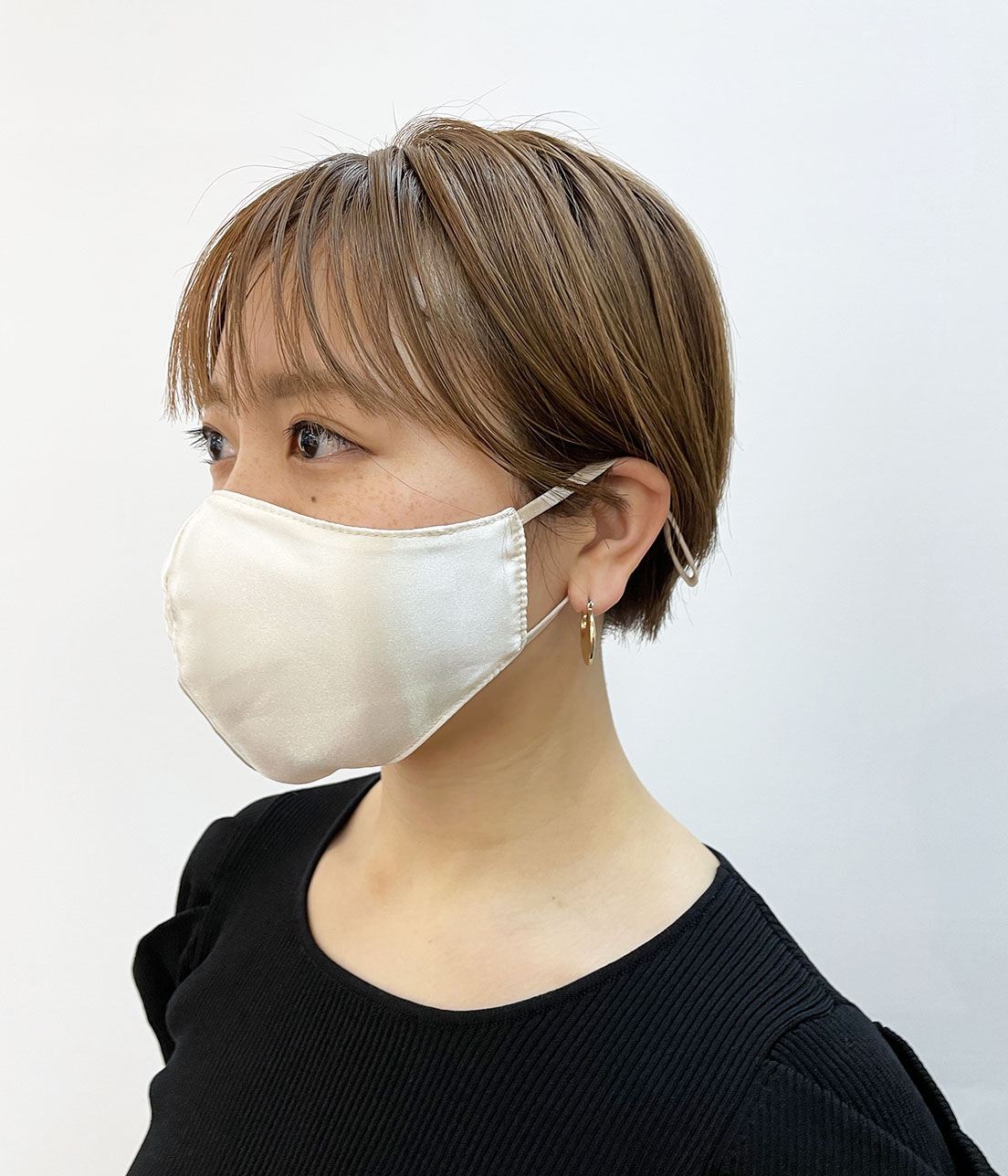 VIS「【抗菌・洗える】サテンマスク」|その他|