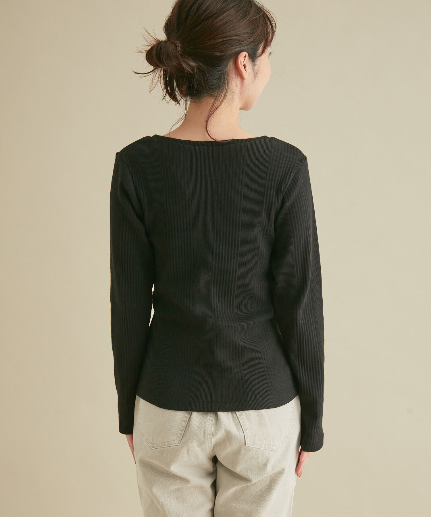 VIS「着回し力抜群のランダムテレコプルオーバー」|Tシャツ・カットソー|