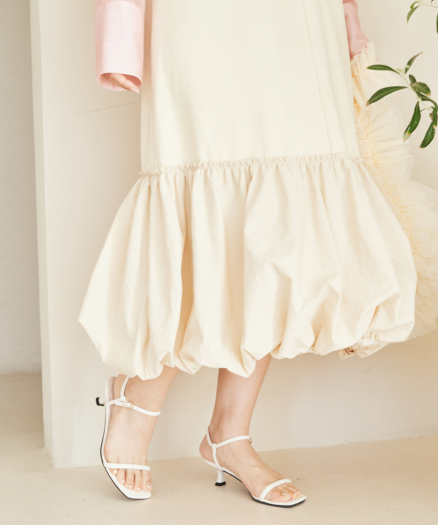 VIS「ドッキングバルーンワンピース【洗える】」|ワンピース|