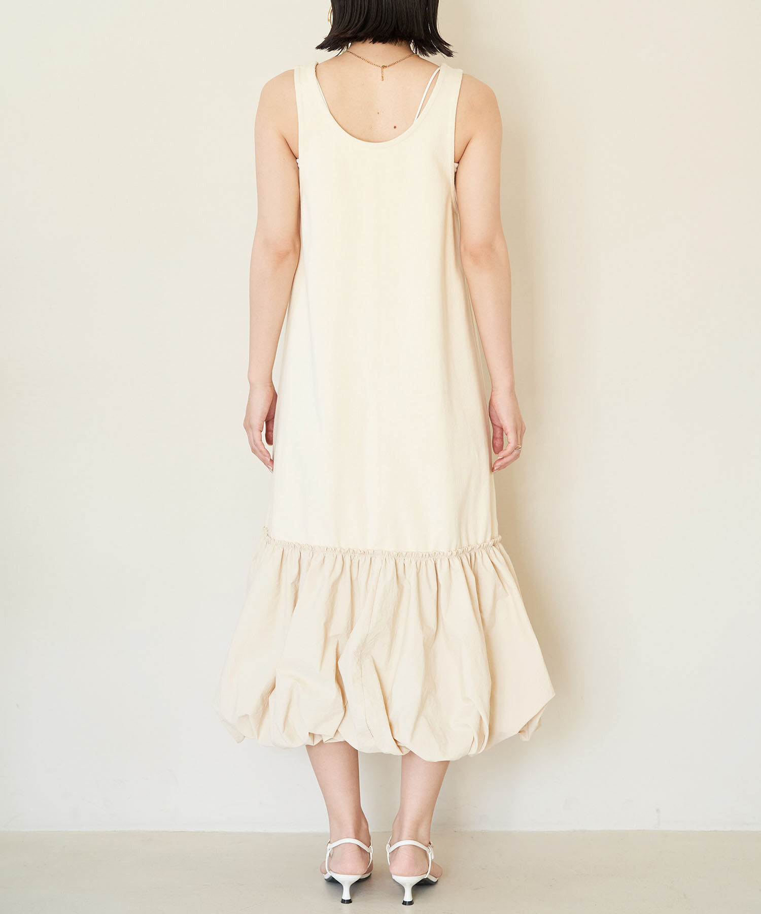 VIS「ドッキングバルーンワンピース【洗える】」|ワンピース|