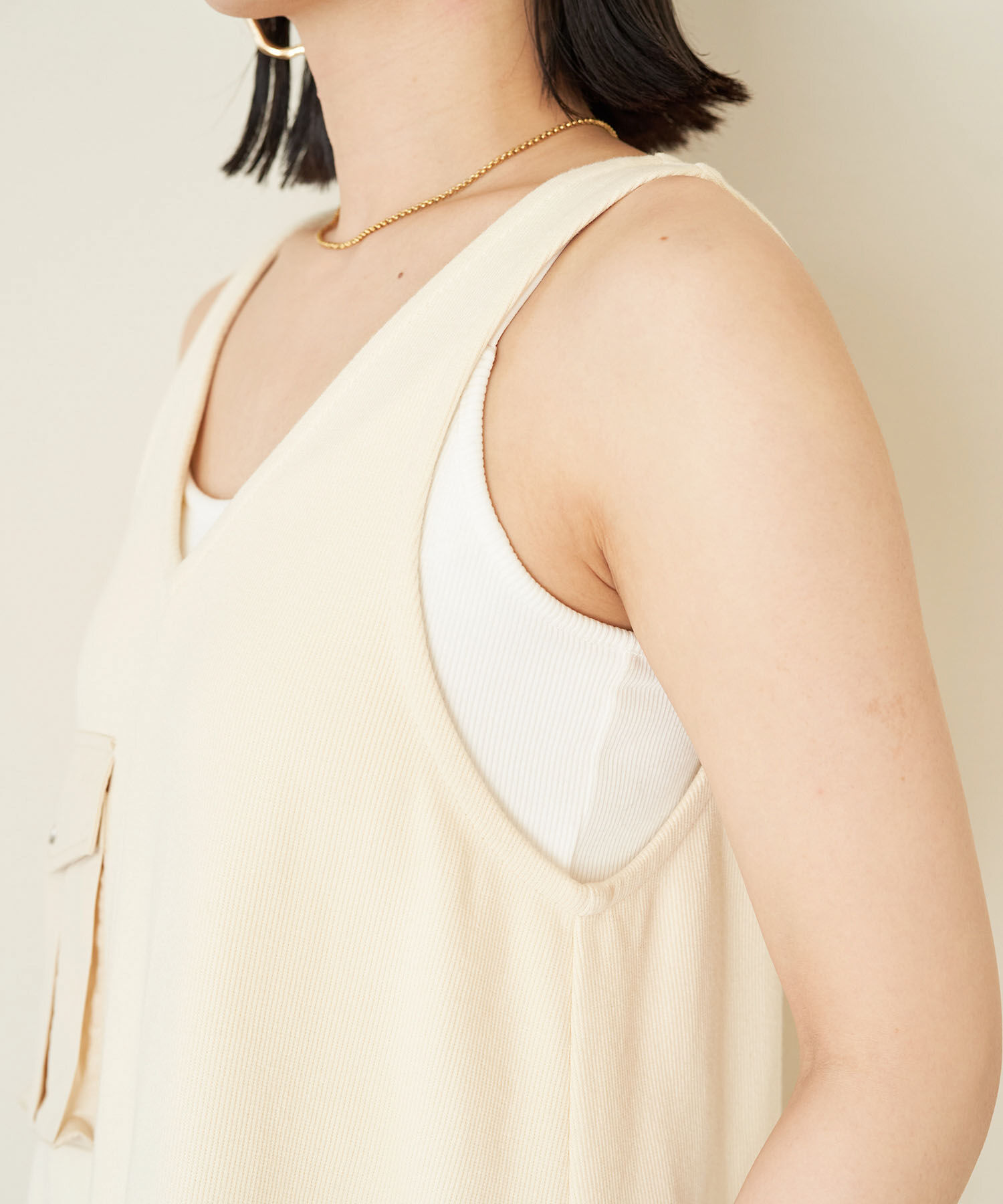 VIS「ドッキングバルーンワンピース【洗える】」|ワンピース|