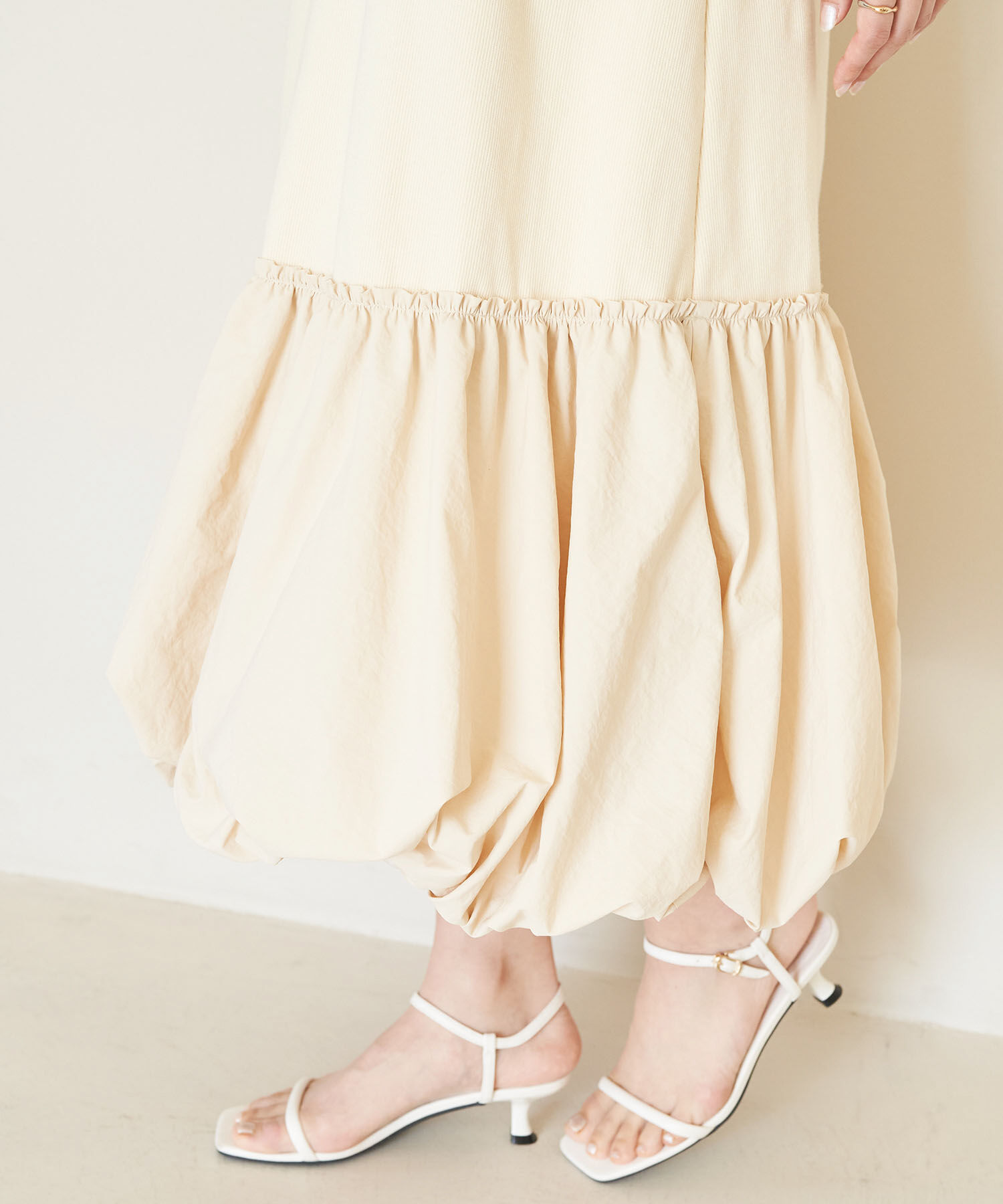 VIS「ドッキングバルーンワンピース【洗える】」|ワンピース|