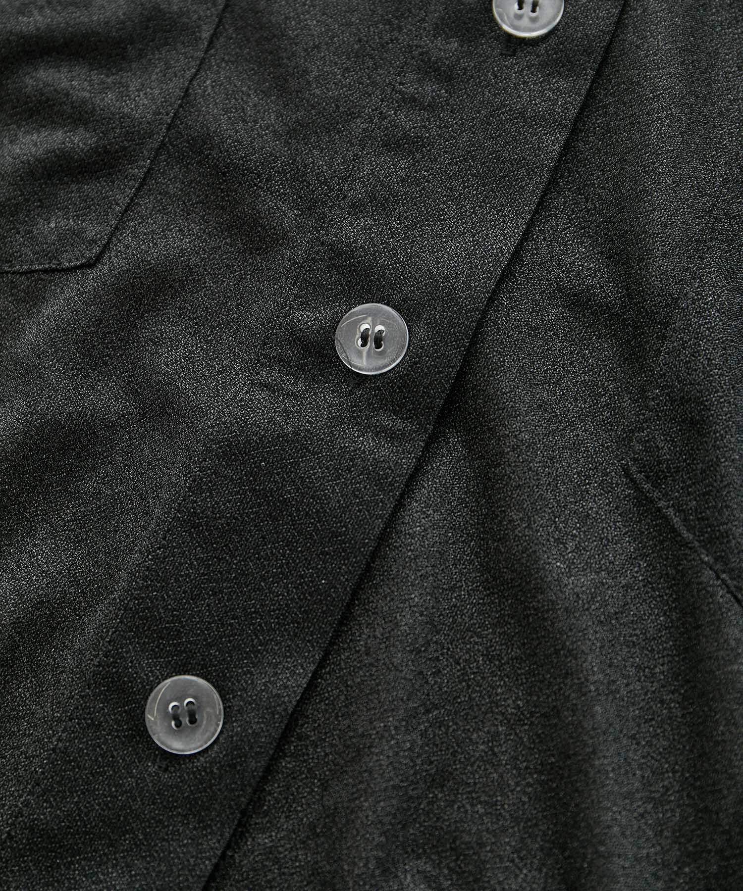 VIS「【洗える】ラメシアークロップド丈シャツ」|シャツ・ブラウス|