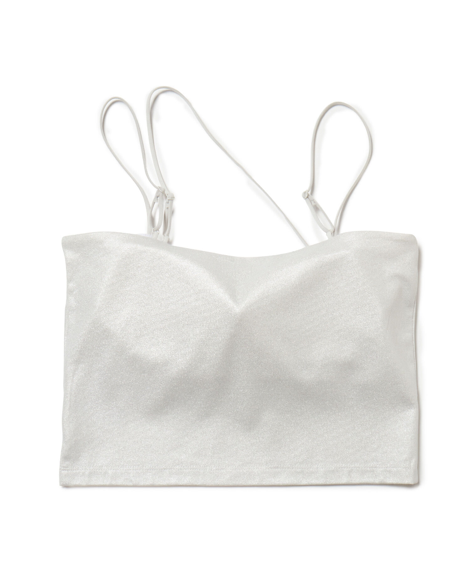 VIS「【洗える】箔プリントカップ付きキャミソール」|キャミソール|