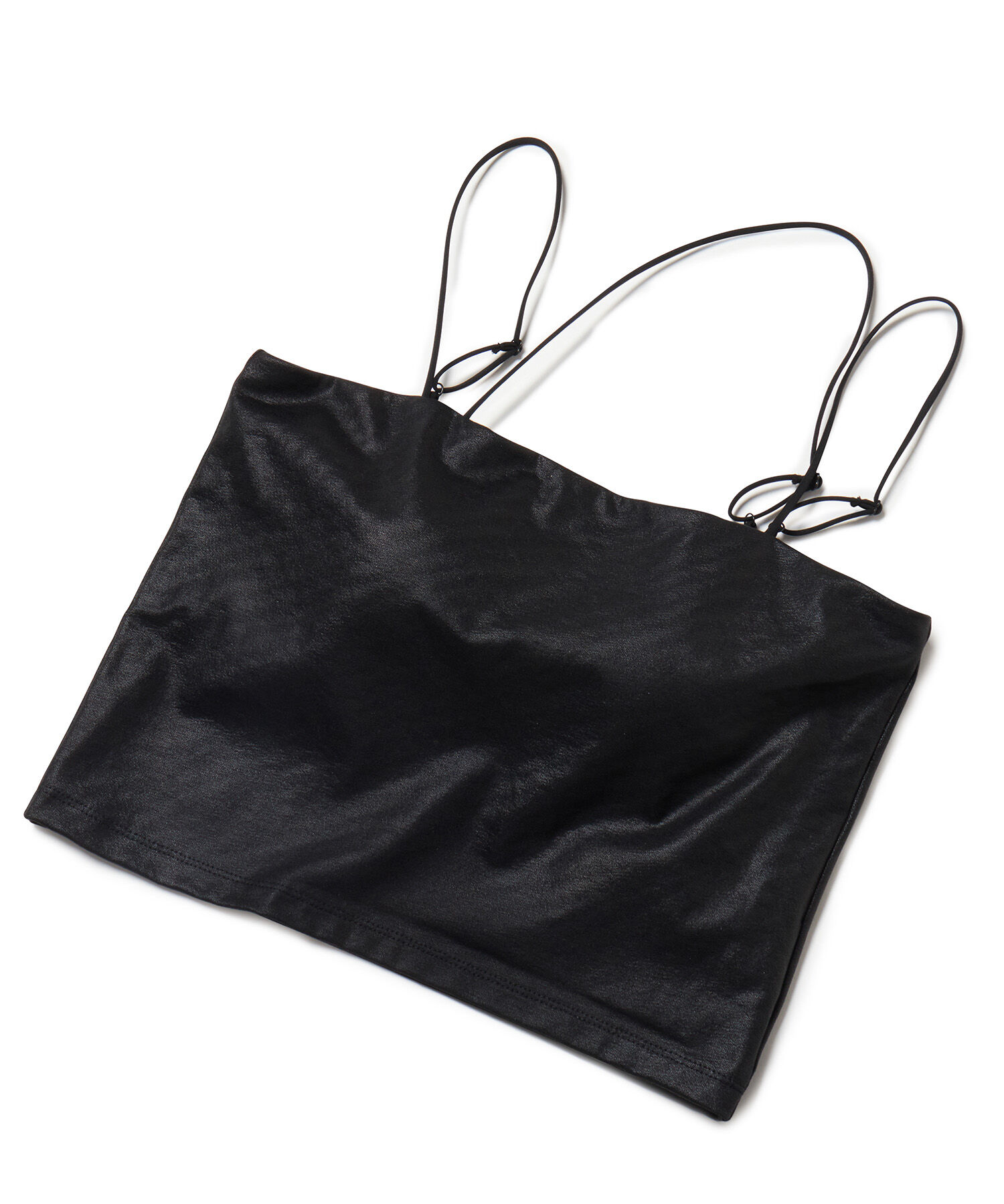 VIS「【洗える】箔プリントカップ付きキャミソール」|キャミソール|