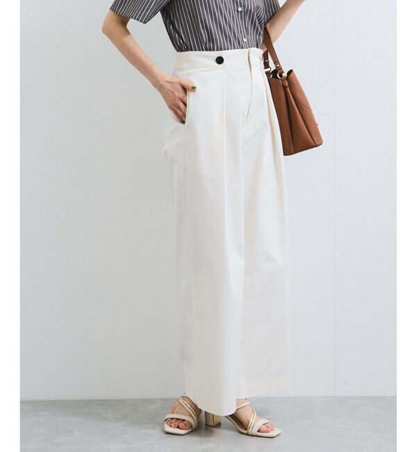 VIS「【洗える】マリンデザインバギーパンツ」|チノ|