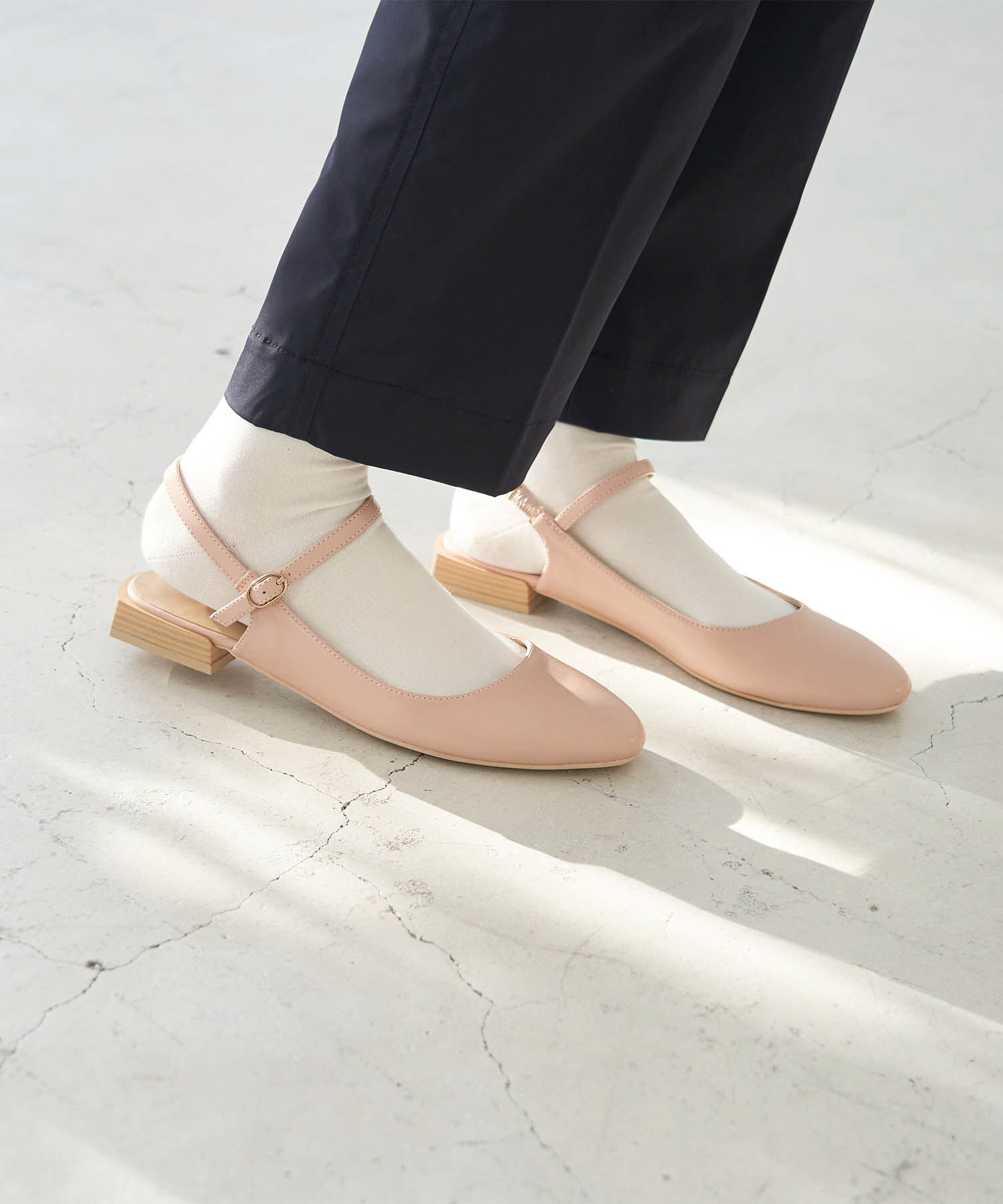 ROPE PICNIC PASSAGE「オープンヒールメリージェーンパンプス」|パンプス|