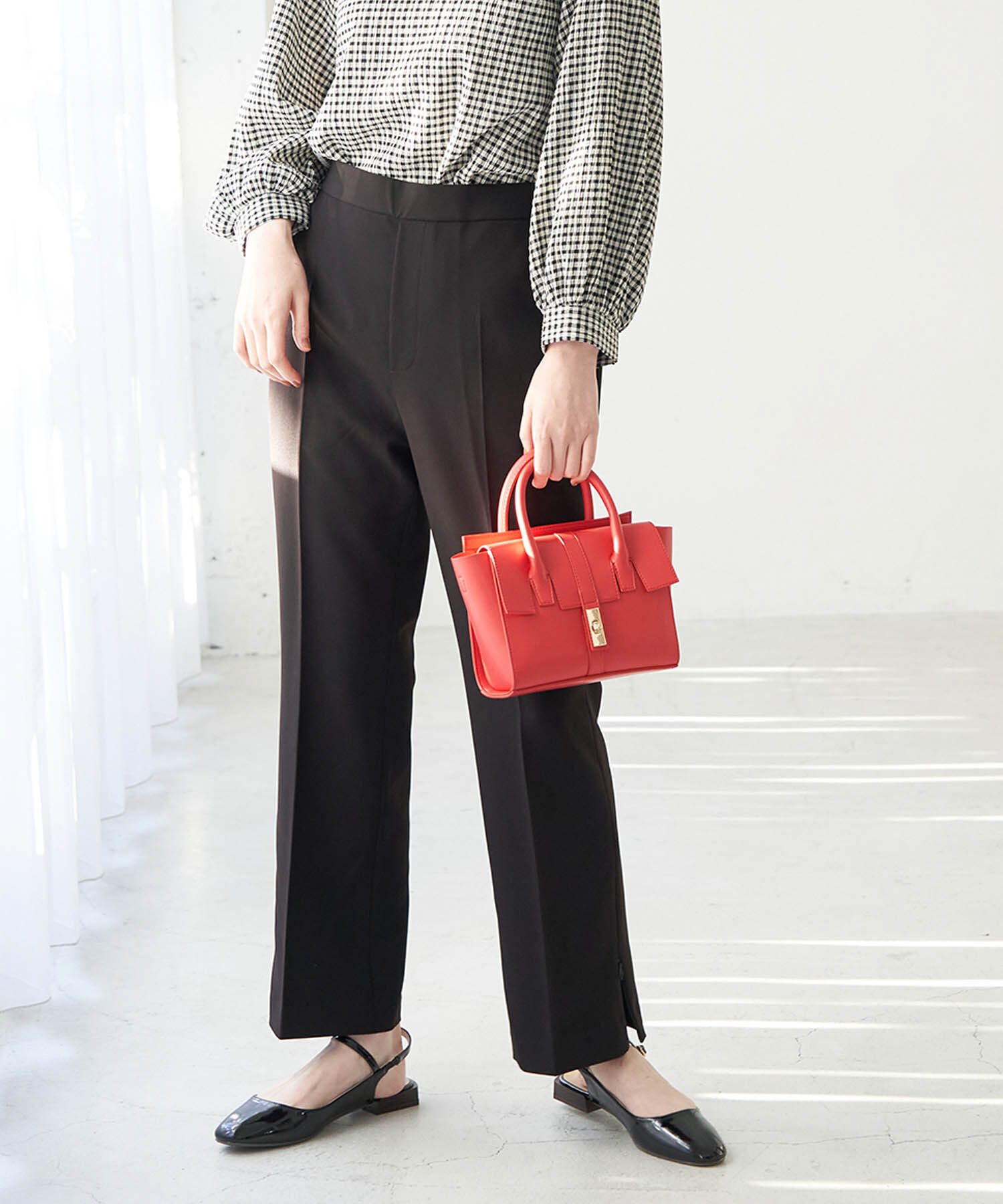 ROPE PICNIC PASSAGE「オープンヒールメリージェーンパンプス」|パンプス|