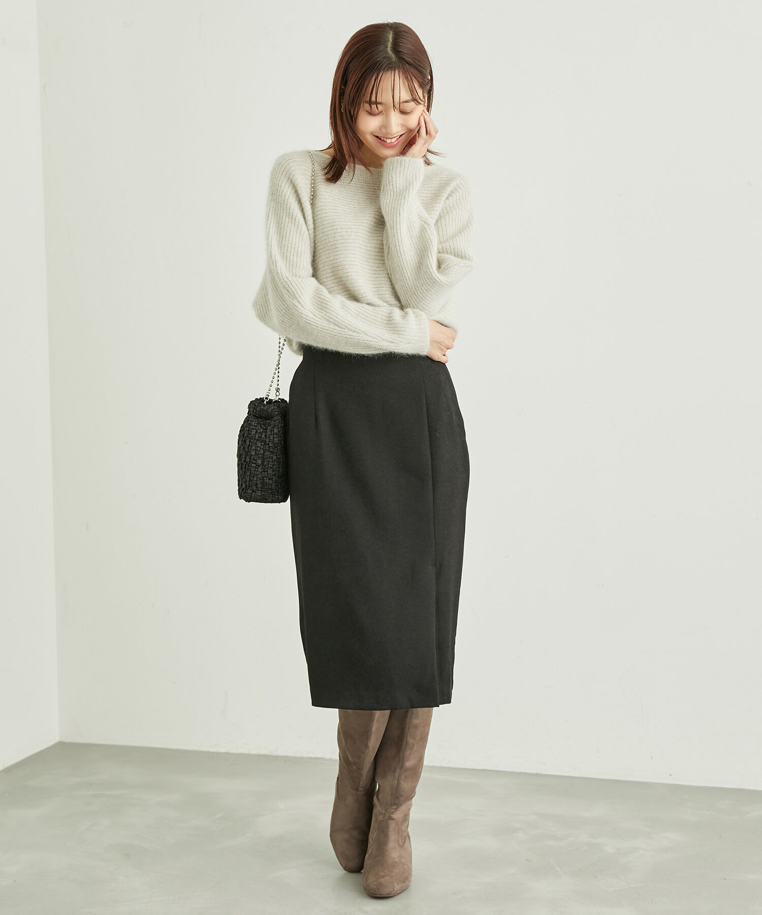 Rope&rsquo;Picnic「ラナテックラップ風スカート」|スカート|